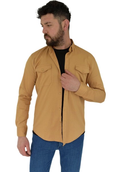 Erkek Spor Gömlek Silim Fit 9957 BGL-ST02724