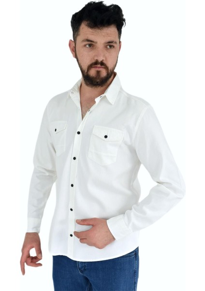 Erkek Spor Gömlek Silim Fit 9821 BGL-ST02720