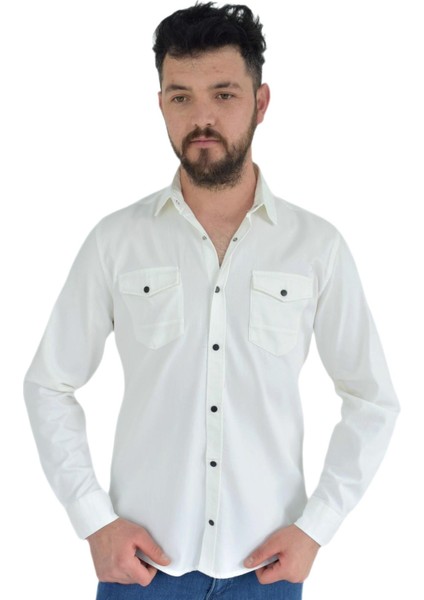 Erkek Spor Gömlek Silim Fit 9821 BGL-ST02720