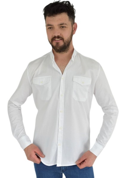 Erkek Spor Gömlek Silim Fit 9957 BGL-ST02722