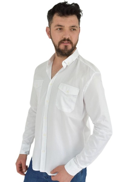 Erkek Spor Gömlek Silim Fit 9957 BGL-ST02722