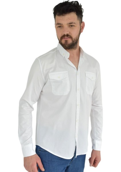 Erkek Spor Gömlek Silim Fit 9957 BGL-ST02722