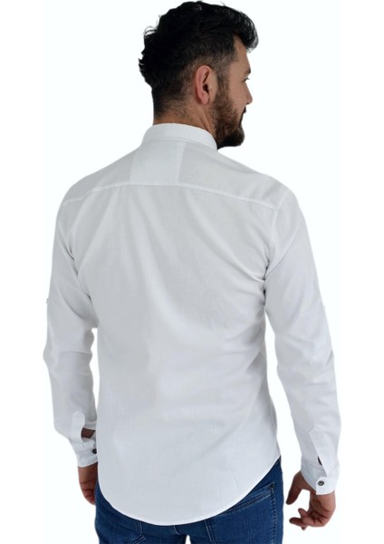 Erkek Spor Gömlek Silim Fit 9714 BGL-ST02723