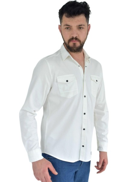 Erkek Spor Gömlek Silim Fit 9821 BGL-ST02720