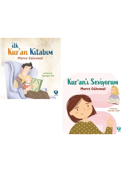 İlk Kuran Kitabım + Kuran'ı Seviyorum 2 Kitap Set - Merve Gülcemal - Merve Gülcemal