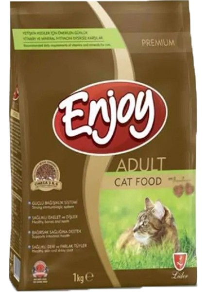 Tavuklu Yetişkin Kedi Maması 1 kg x 2 Adet (2kg)