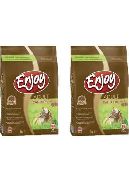 Tavuklu Yetişkin Kedi Maması 1 kg x 2 Adet (2kg)