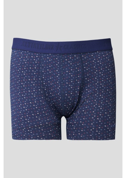 ALTINYILDIZ CLASSICS Erkek Lacivert-bordo 3'lü Pamuklu Esnek Boxer Paketi modelleri
