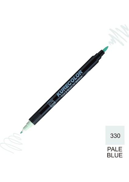 Kurecolor Mangaka Fine&brush Çift Taraflı Kalem CNKC-2200 No 330 Pale Blue fiyatları