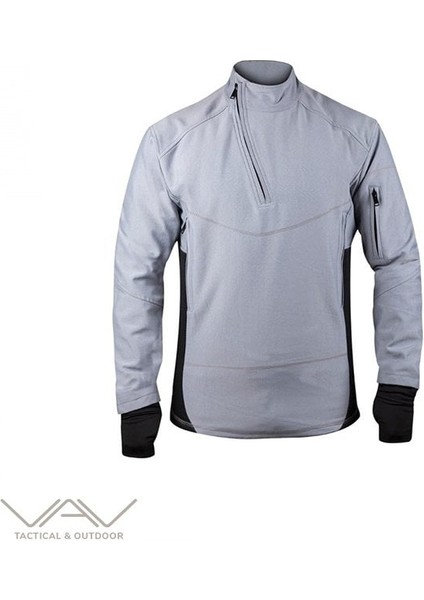 Combat-02 Tişört Sweatshirt Gri  Xxl