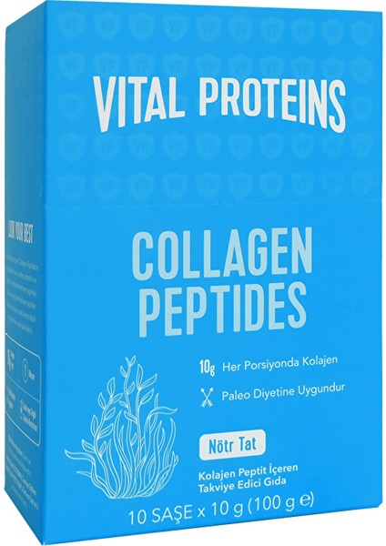 Vital Proteins Collagen Peptides 10 Saşe x 10 gr Nötr Tat