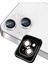 Apple iPhone 13 Safir Temperli Cam Kamera Lens Koruyucu - Gold 1
