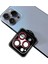Apple iPhone 13 Pro Safir Temperli Cam Kamera Lens Koruyucu - Kırmızı 1