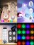 16 Renk 4 Mod Diamond Aydınlatma Masa Lambası Rose Silindir Dokunmatik & Kumandalı USB Şarjlı 3