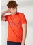 Bisiklet Yaka Turuncu Erkek T-Shirt FM23S01TGORANGE 1