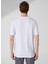O Yaka Düz Beyaz Erkek T-Shirt TS1014000276 5