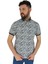 Erkek Polo Yaka Dijital Baskılı Tişört Waffle 2372 BGL-ST02797 1
