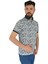 Erkek Polo Yaka Dijital Baskılı Tişört Waffle 2372 BGL-ST02797 2