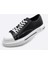 9901 Siyah Beyaz Hakiki Deri Sneakers Ayakkabı 1