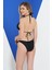 2318-4 Kadın Üçgen Boyundan Bağlamalı Ipli Bikini 3