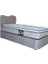 Baza Yatak Başlık Standart Silin Model Metal Fırın Boya 100*200 Pedli Ortopedik Yatak El Yapım 2