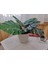 Monstera Devetabanı Beyaz Saksıda Yapay Çiçek 1