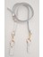 130X1,5 cm Beyaz Gerçek Deri Light Gold Tokalı Çanta Sapı 1