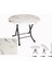 Klasik Katlanır Werzalit Yuvarlak Tabla Masa 90CM - Afyon Mermer 1