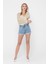 15200196-23Y Onlcuba Paperbag Dnm Shorts Noos Kadın Şort 5