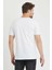 Erkek Beyaz Regular Bisiklet Yaka T-Shirt 2
