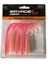 Lb Sandeel Curltail 10CM Pink Glow Back 5 Adet 1