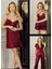 Lowela Paris 2011 Bordo Saten Kısa Gecelikli 6 Lı Çeyiz Seti 3