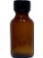 50 Adet Amber Renk 50 ml Cam Şişe Kapaklı 1