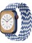 Solo Loop Örgü Kordon, Apple Watch Series SE/10/9/8/7/6/5/4/3/Ultra Uyumlu 49mm-46mm-45mm-44mm-42mm, Medium, Mavi Dalga 1