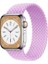 Solo Loop Örgü Kordon, Apple Watch Series SE/11/10/9/8/7/6/5/Ultra Uyumlu 49mm-46mm-45mm-44mm, Small, Lavanta 1