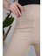 Kadın Bej Fitilli Tayt KFD2022-16 2