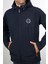 Erkek Lacivert Kapşonlu Soft Jel Mont 7014-001 1