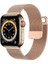 Apple Watch 3 4 5 6 7 8 Se Ulltra 49MM 45MM 44MM 42MM Kordon Hasır Metal Kayış Hpy-01 Voyometal 1