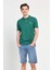 Lakes Yeşil Polo Yaka Nakışlı Erkek Tshirt 2