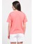 Avalon Pembe Bisiklet Yaka Baskılı Kadın Tshirt 3