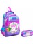 Mor Pembe Dondurma Ilkokul Okul Sırt Çantası ve Kalemlik Seti 1