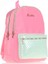 Bright Pembe Su Yeşili Okul ve Günlük Sırt Çantası - Kız Çocuk - Kapitone Rose 1