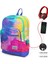 Renkli Fırça Darbeleri Ilkokul ve Günlük Sırt Çantası - Kız Çocuk - USB Soketli 2