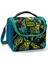 Petrol Yeşil Erkek Çocuk Duvar Yazılı Okul Beslenme Çantası - Termal Astar 1