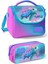 Pembe Lavanta Kaplumbağa Kız Çocuk Beslenme Çantası Seti 1