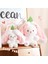 18 cm Sevimli Dönüşüm Çilek Tavşan Bebek Peluş Oyuncak Havuç Tavşan Küçük Meyve Bebeği Küçük Tavşan (Yurt Dışından) 2