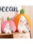 18 cm Sevimli Dönüşüm Çilek Tavşan Bebek Peluş Oyuncak Havuç Tavşan Küçük Meyve Bebeği Küçük Tavşan (Yurt Dışından) 3