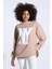 Fancy Kadın Bisiklet Yaka NY Baskılı Regular Sweatshirt 1