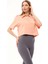 Fancy Kadın Polo Yaka Göğsü Nakış Detaylı Oversize Crop Tişört 1