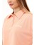 Fancy Kadın Polo Yaka Göğsü Nakış Detaylı Oversize Crop Tişört 3